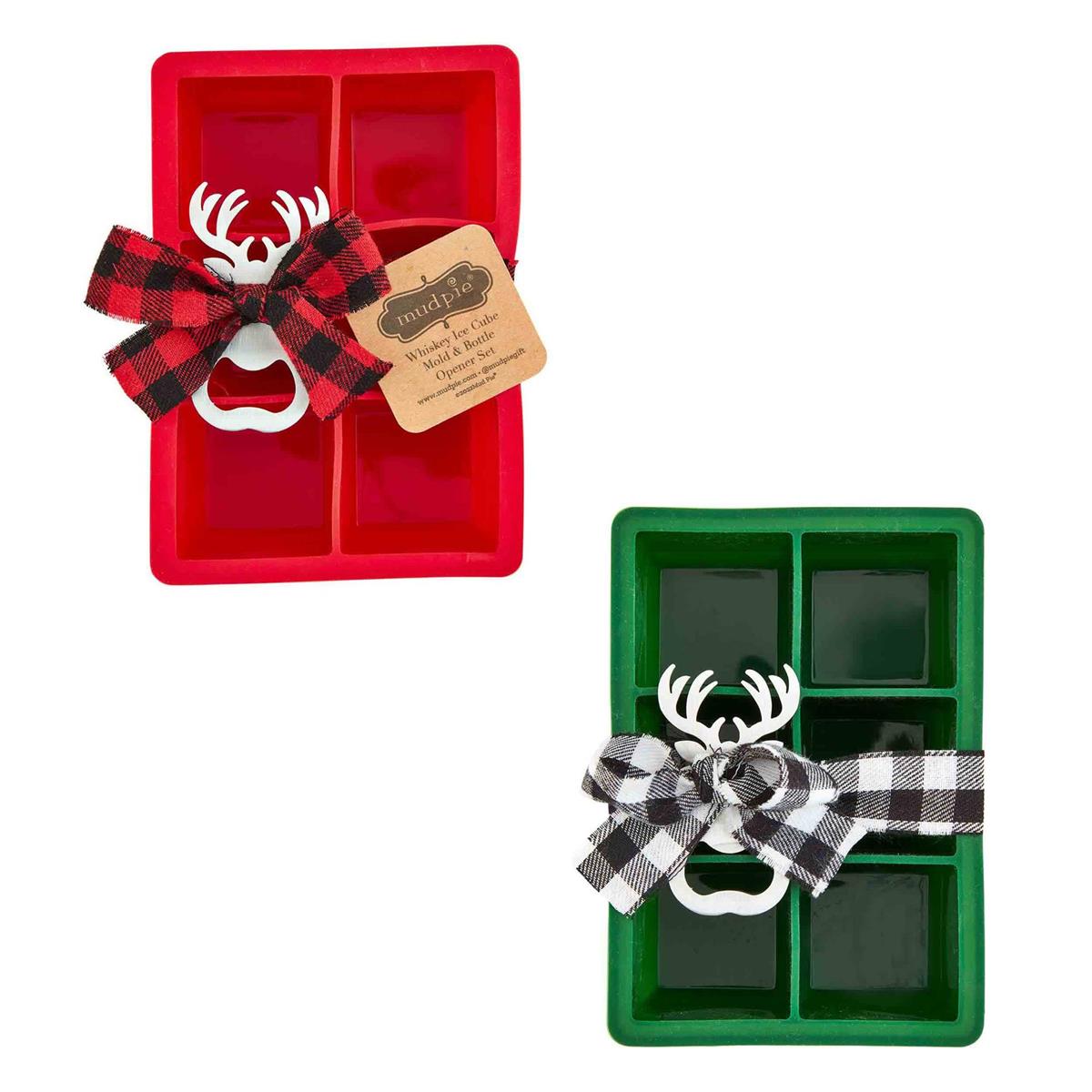 Mudpie Ice Cube Mold & Bottle Opener Set
