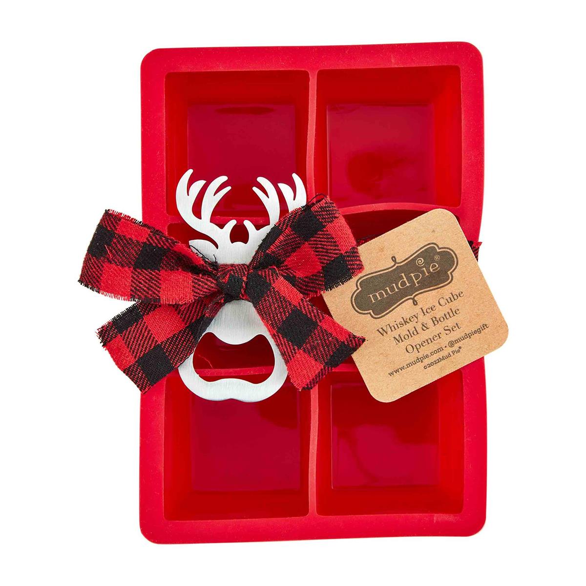 Mudpie Ice Cube Mold & Bottle Opener Set