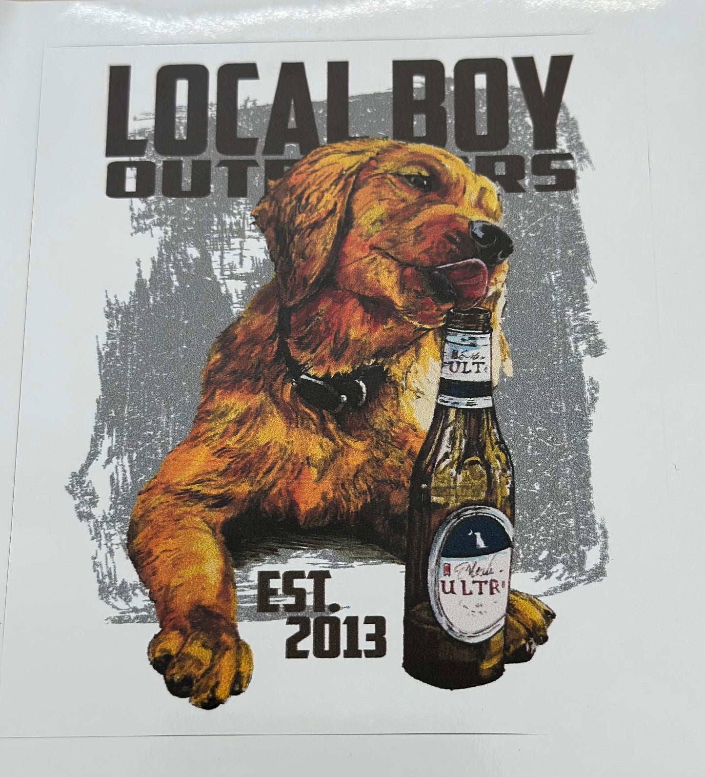 Local Boy Mich Lab Decal