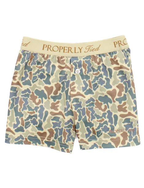 Properly Tied Youth Inlet Boxer Field Camo