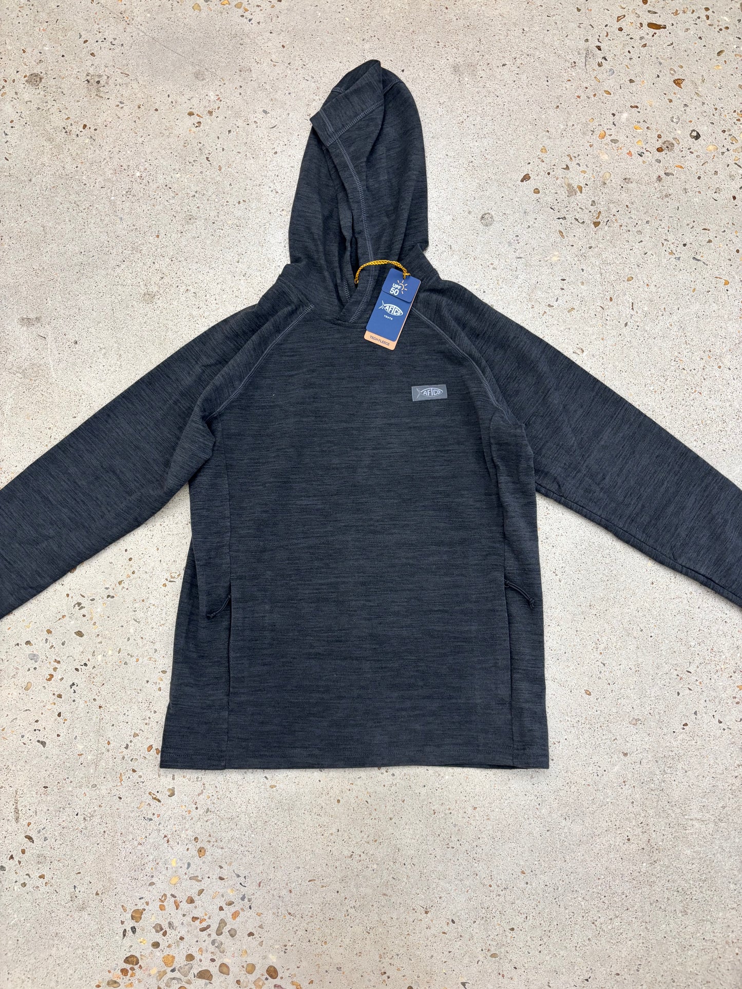 Aftco Youth Costal Layer Hoodie - Black Heather