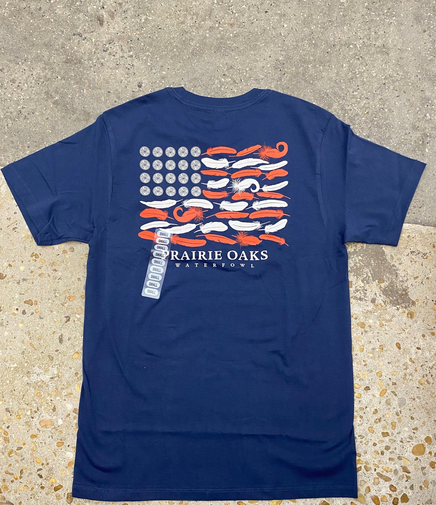 Prairie Oaks American Flyer Tshirt -Navy