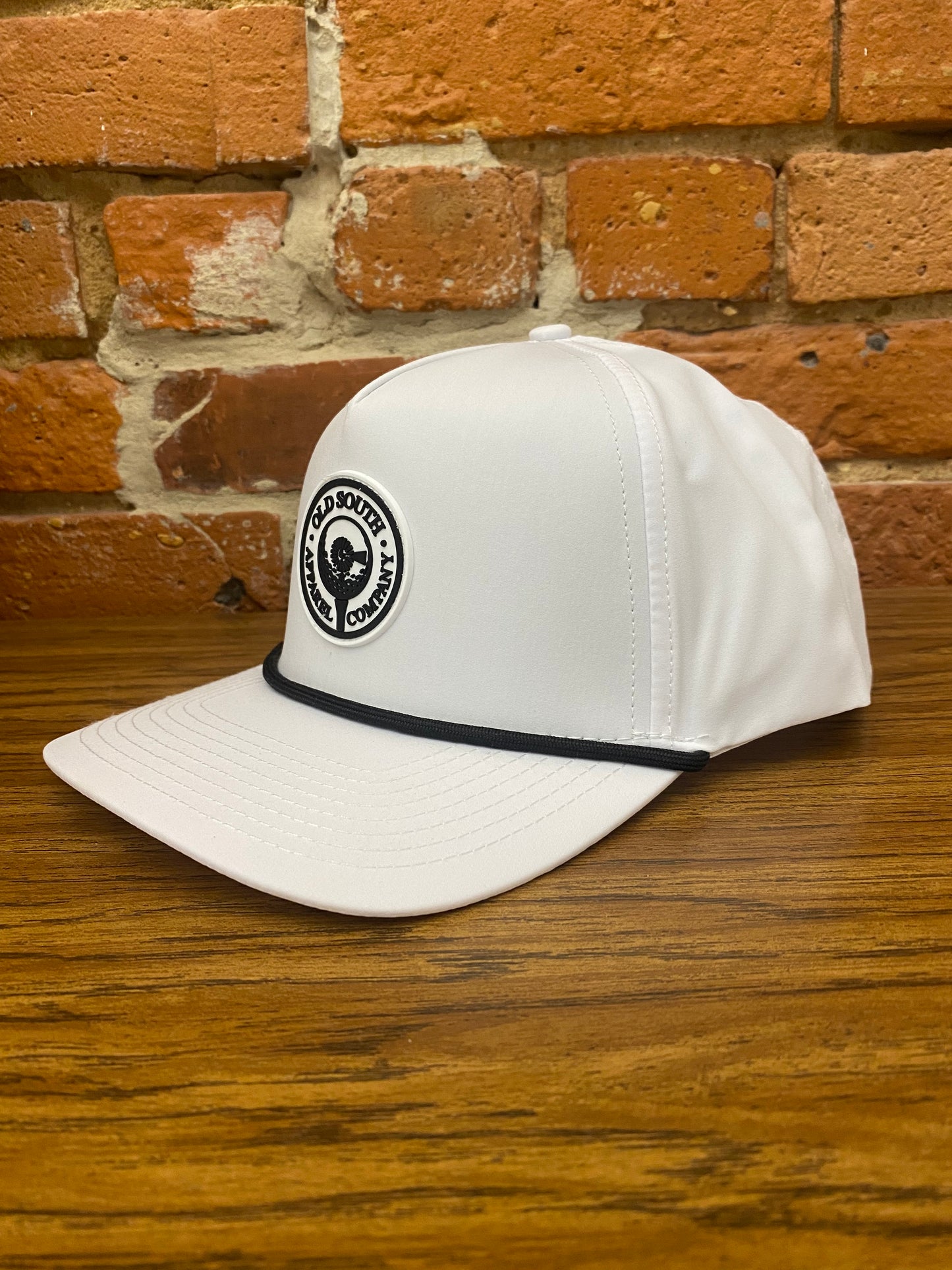 Old South Golf Ball Patch Tucker Hat - White
