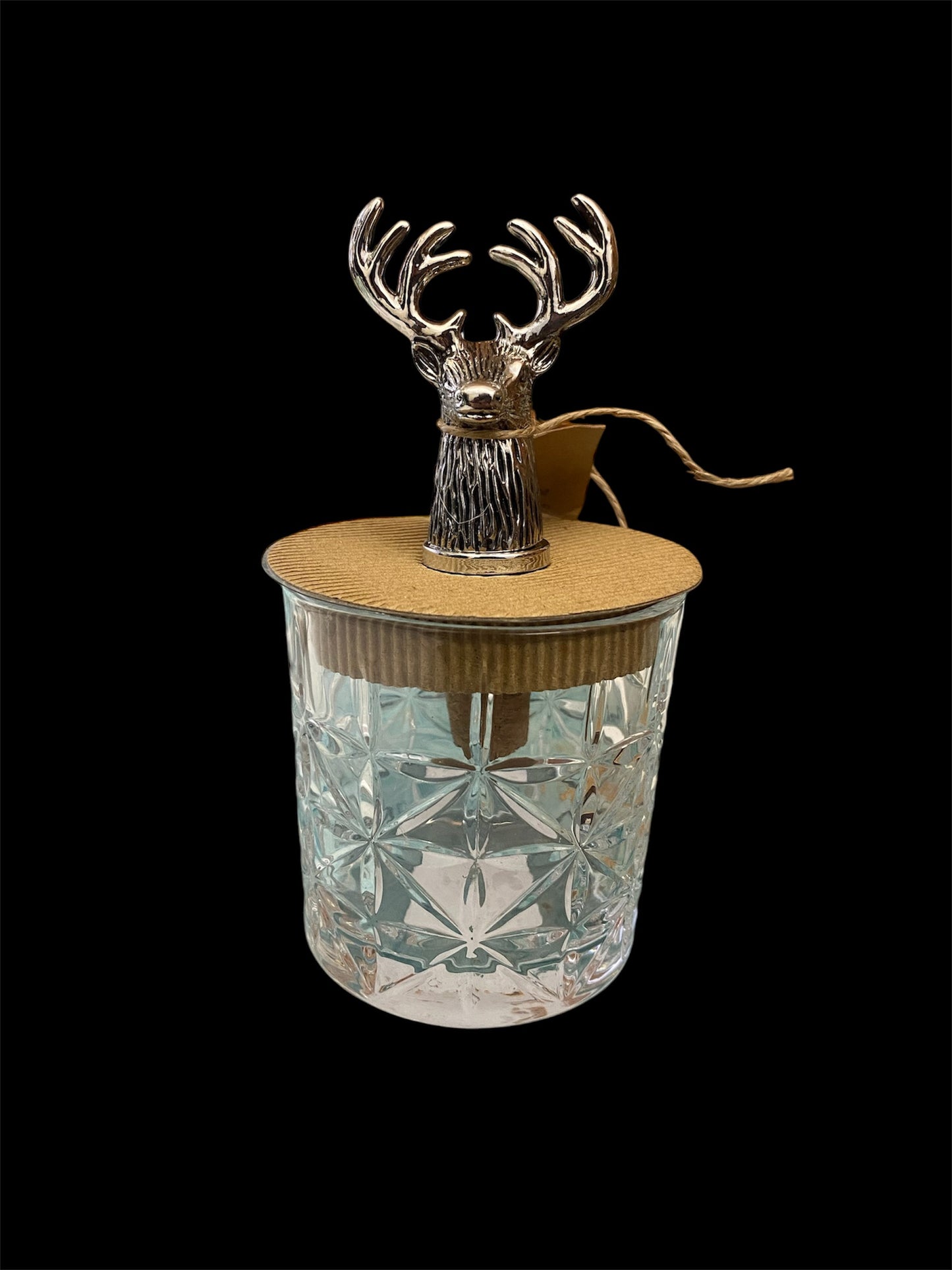 MP Deer Dof Glass & Bottle Stopper Sets -Round Antler