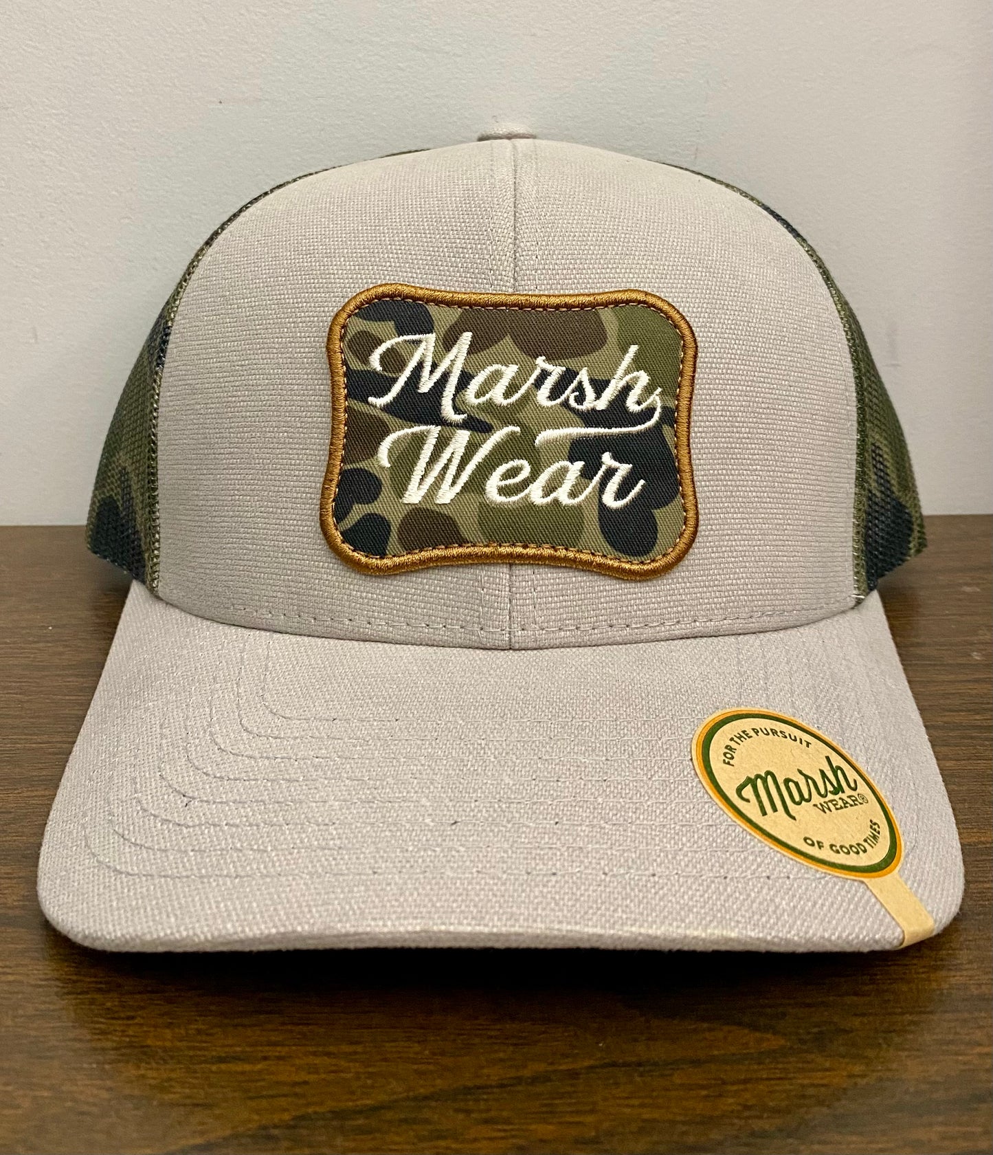 Marsh Wear Roadside Trucker Hat - Stone