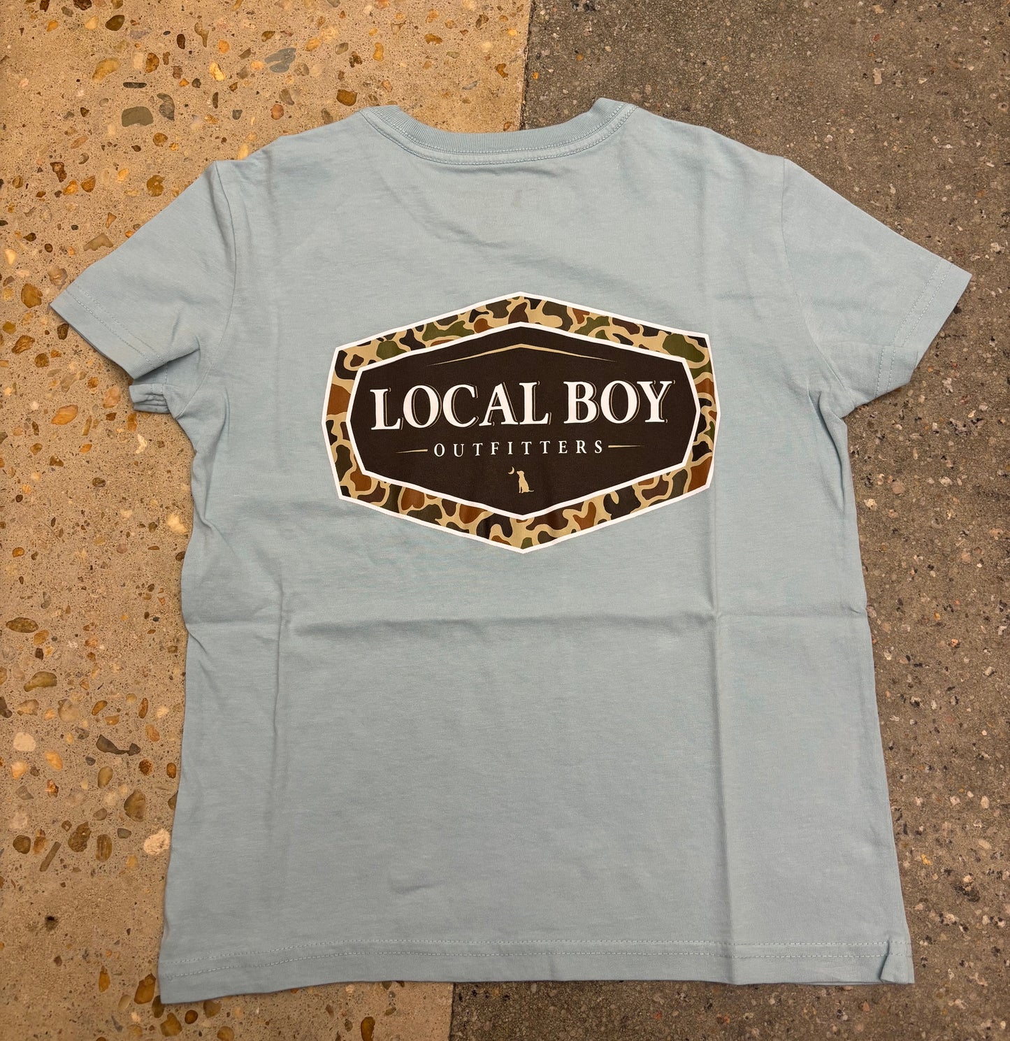 Local Boy Youth Vintage Emblem Tee - White