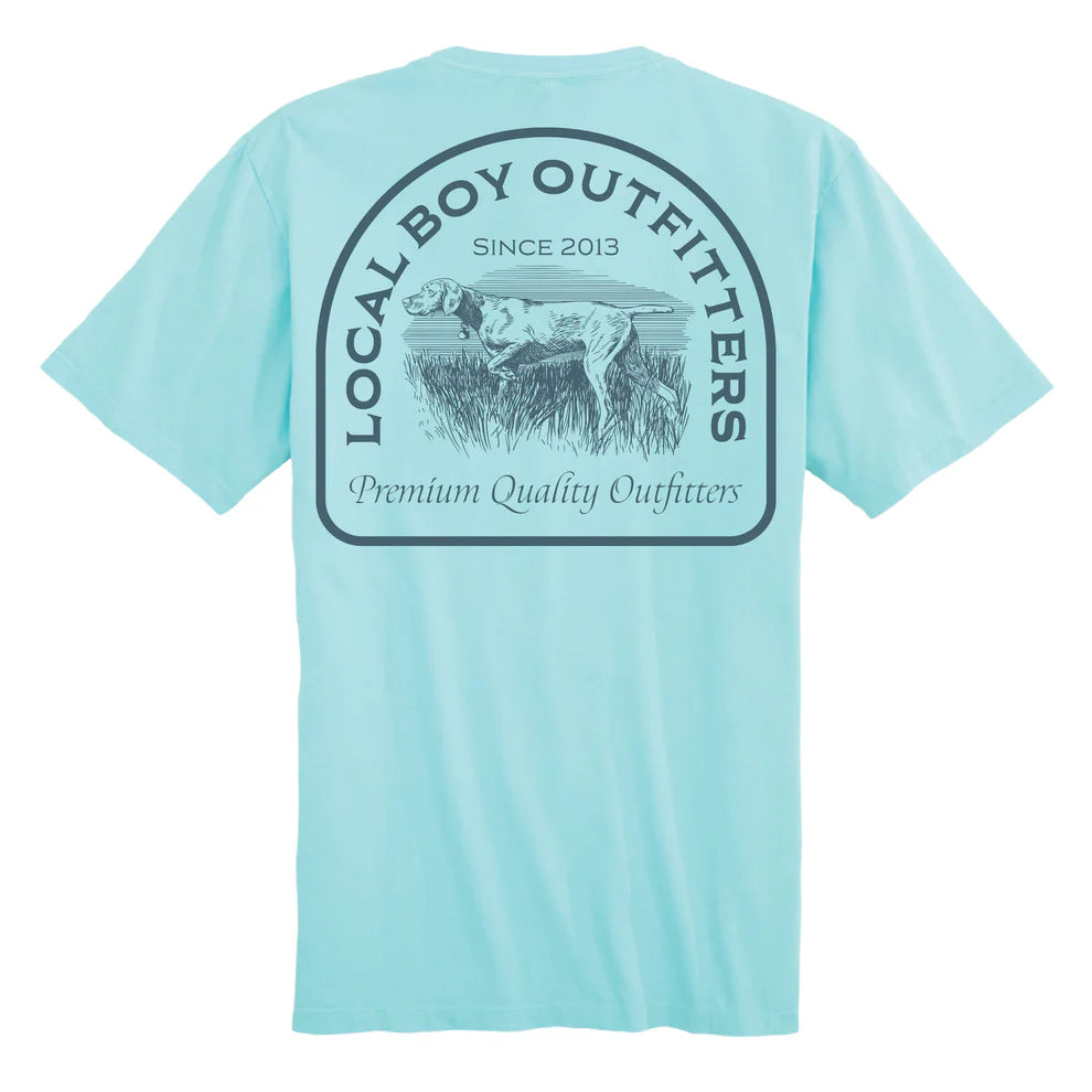 Local Boy Vintage Pointer SS Tee - Aqua
