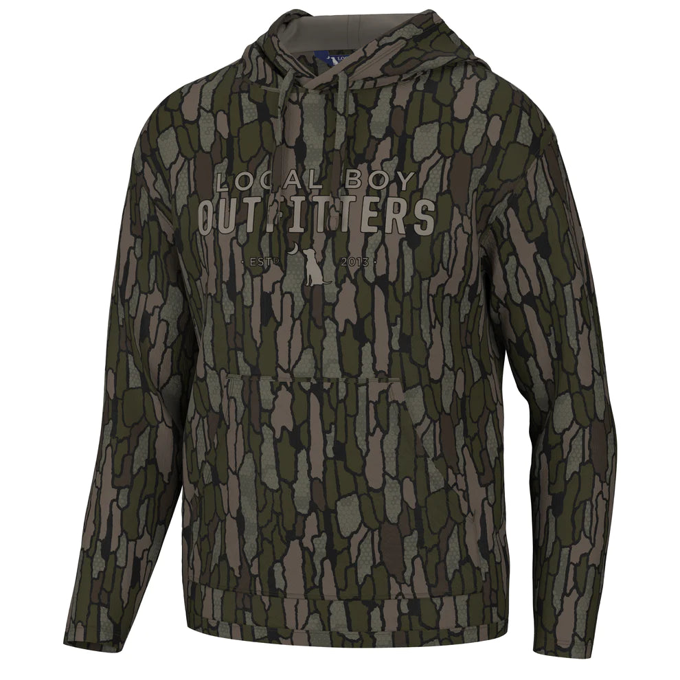 Local Boy Youth poly/fleece hoodie Localflage Timber-black