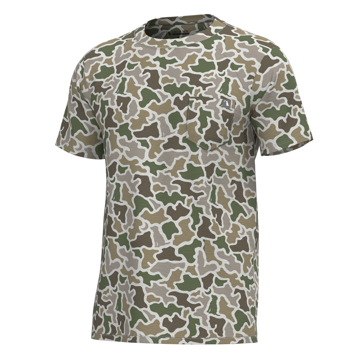 Local Boy Heather Blend Crew - DC Dog & Moon Camo