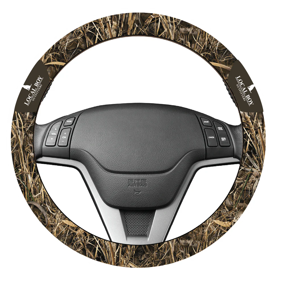 Local Boy Steering Wheel Cover - Realtree MAX 7