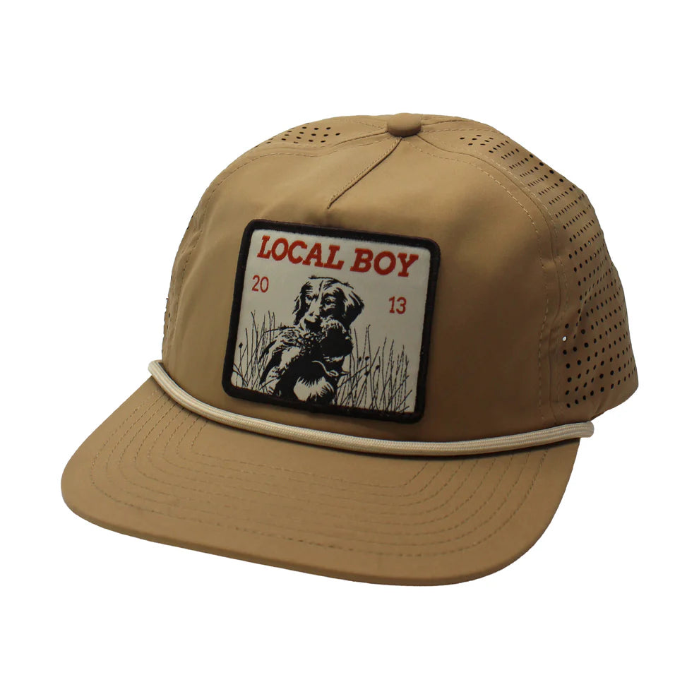 Local Boy Golden Hour Perforated LP Rope Hat - Tan