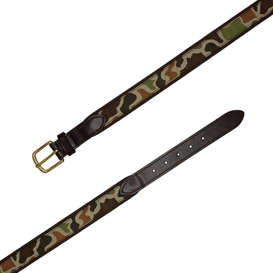 Local Boy Ribbon Belt - Localflage Vintage Camo