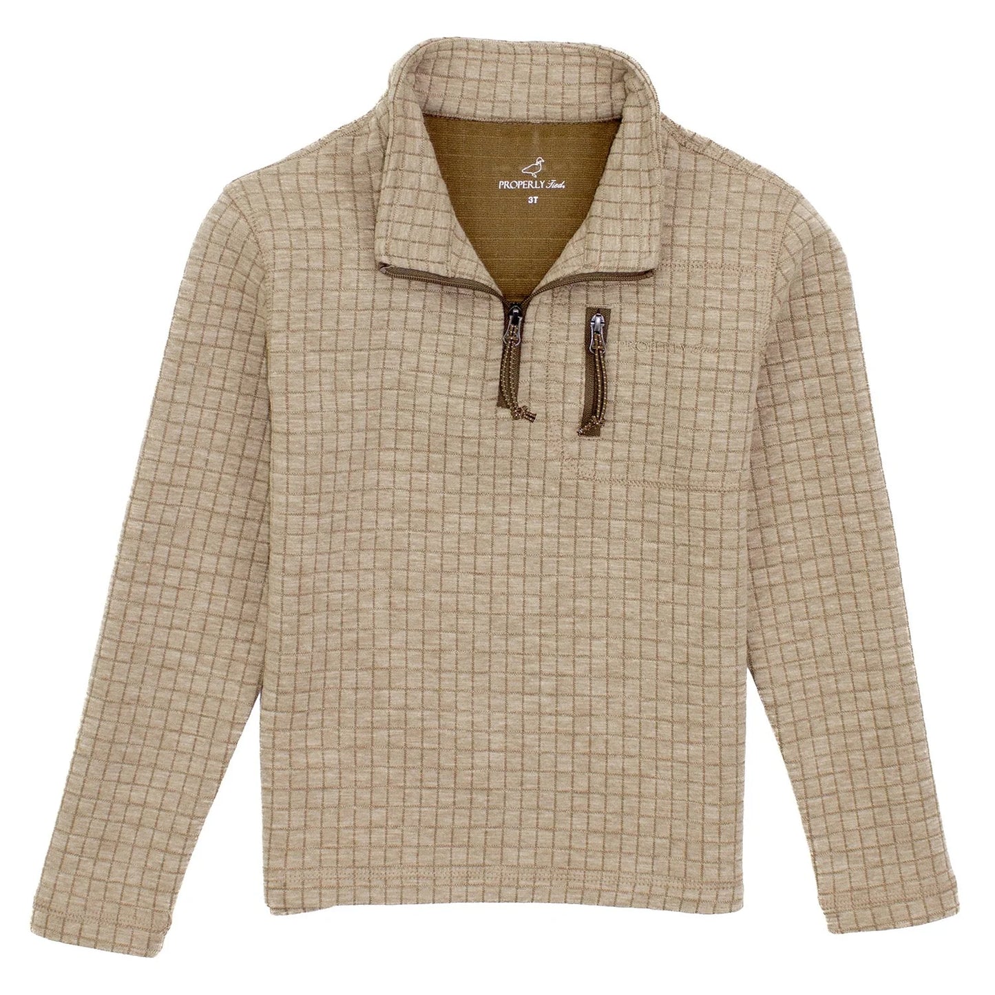 Properly Tied Youth Delta Pullover - White Oak