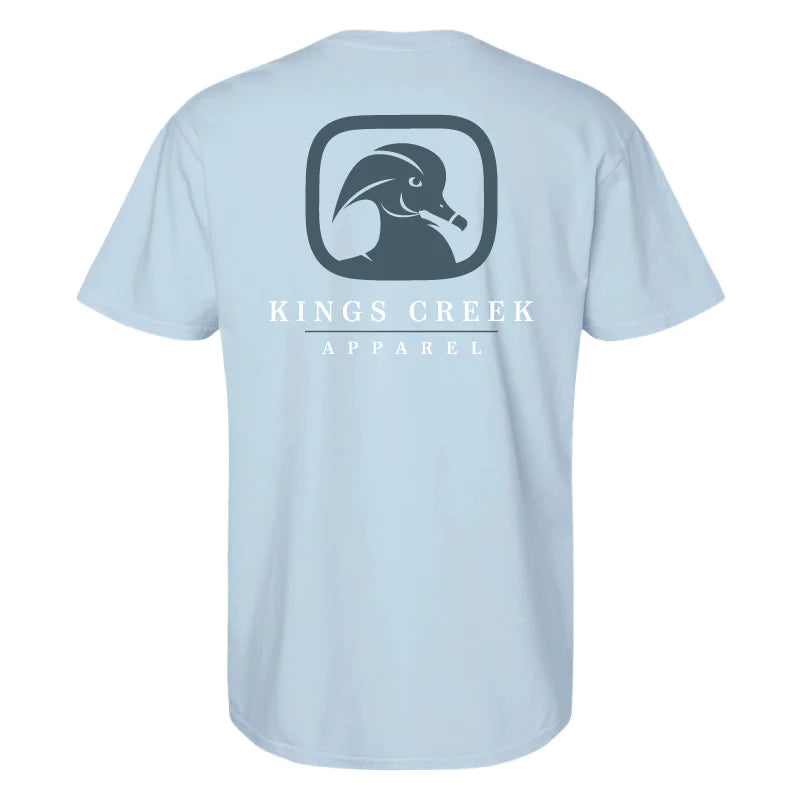 Kings Creek Logo Tee - Chambray