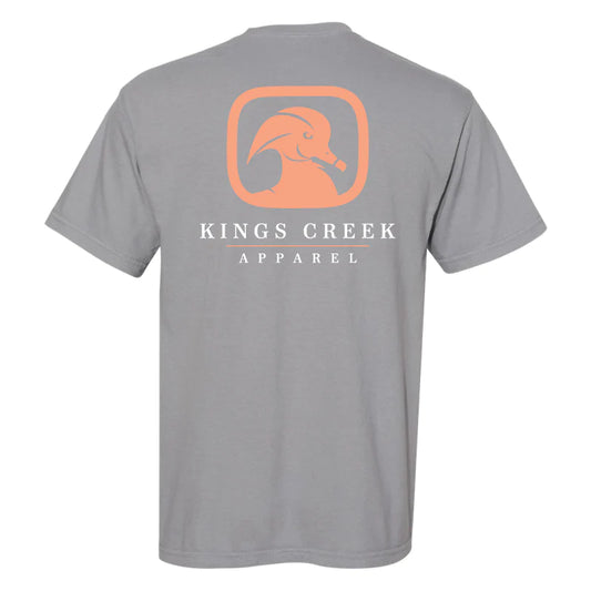 Kings Creek Logo Tee - Granite