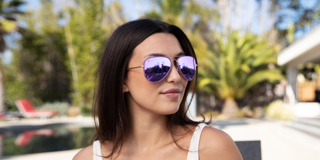 Blenders Eyewear A series Lilac Lacey - Purple/Lavender Polarized
