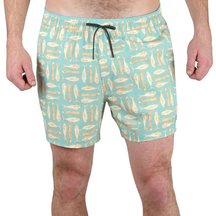 Aftco Strike Shorts Printed - Kumquat