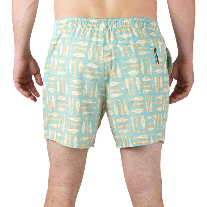 Aftco Strike Shorts Printed - Kumquat