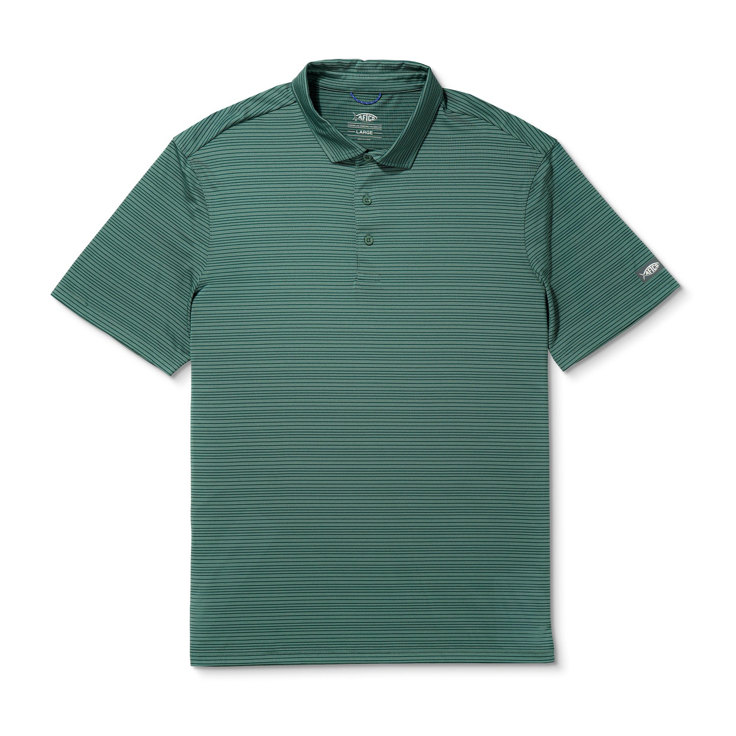 Aftco Link Polo - Silver Pine