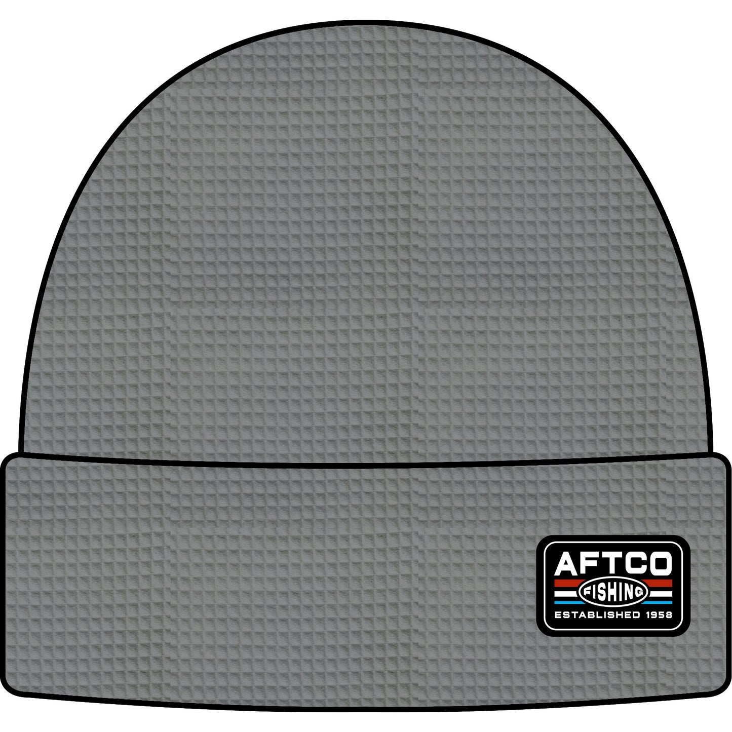 Aftco Chevron Beanie - Gray Heather