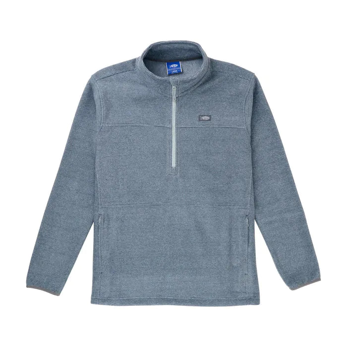 AFTCO Sentinel 1/4 Zip Fleece Pullover- Charcoal Heather