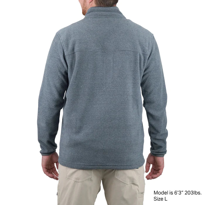 AFTCO Sentinel 1/4 Zip Fleece Pullover- Charcoal Heather