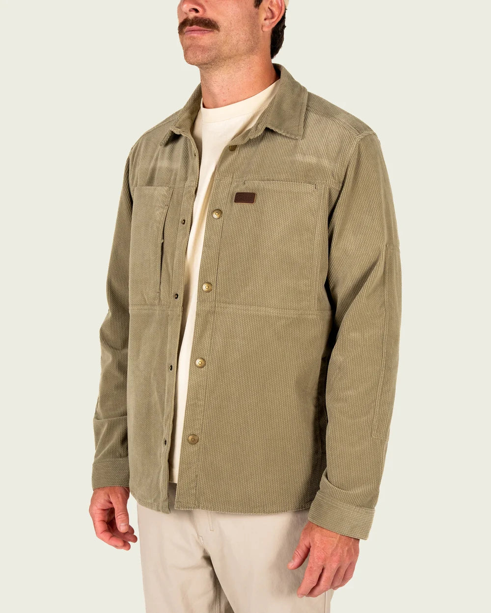 Marsh Wear The Delano Cord Shacket - Sage Brush