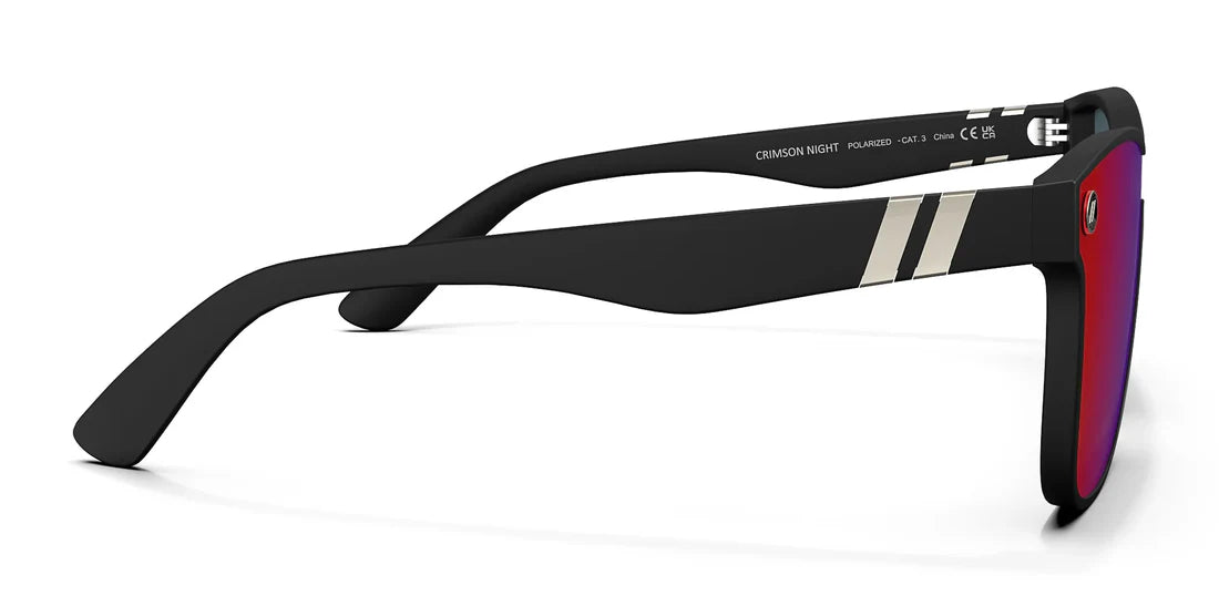Blenders Eyewear Crimson Night Polarized - Black/Red