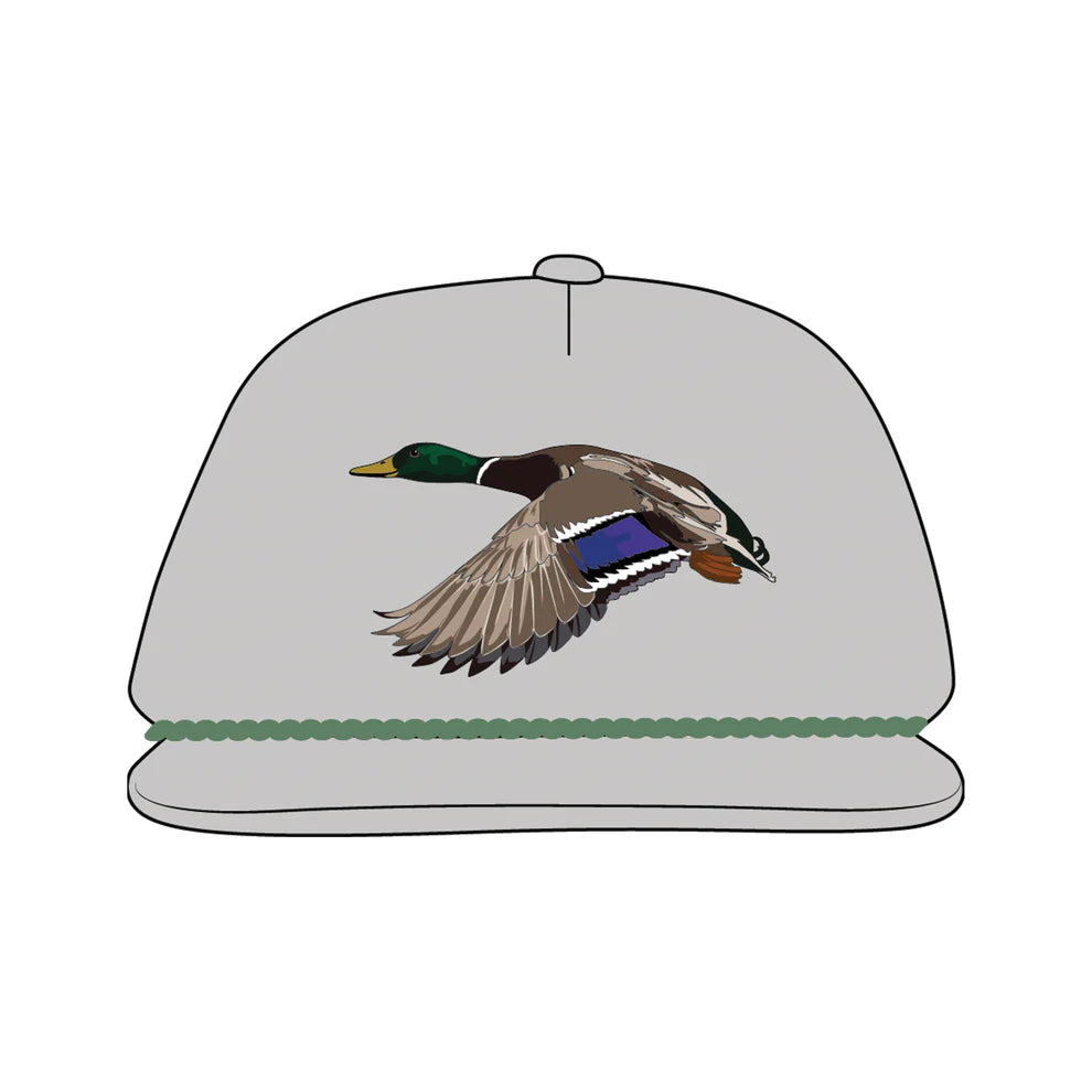 Local Boy Youth Mr Mallard LP Rope Hat - Cool Gray