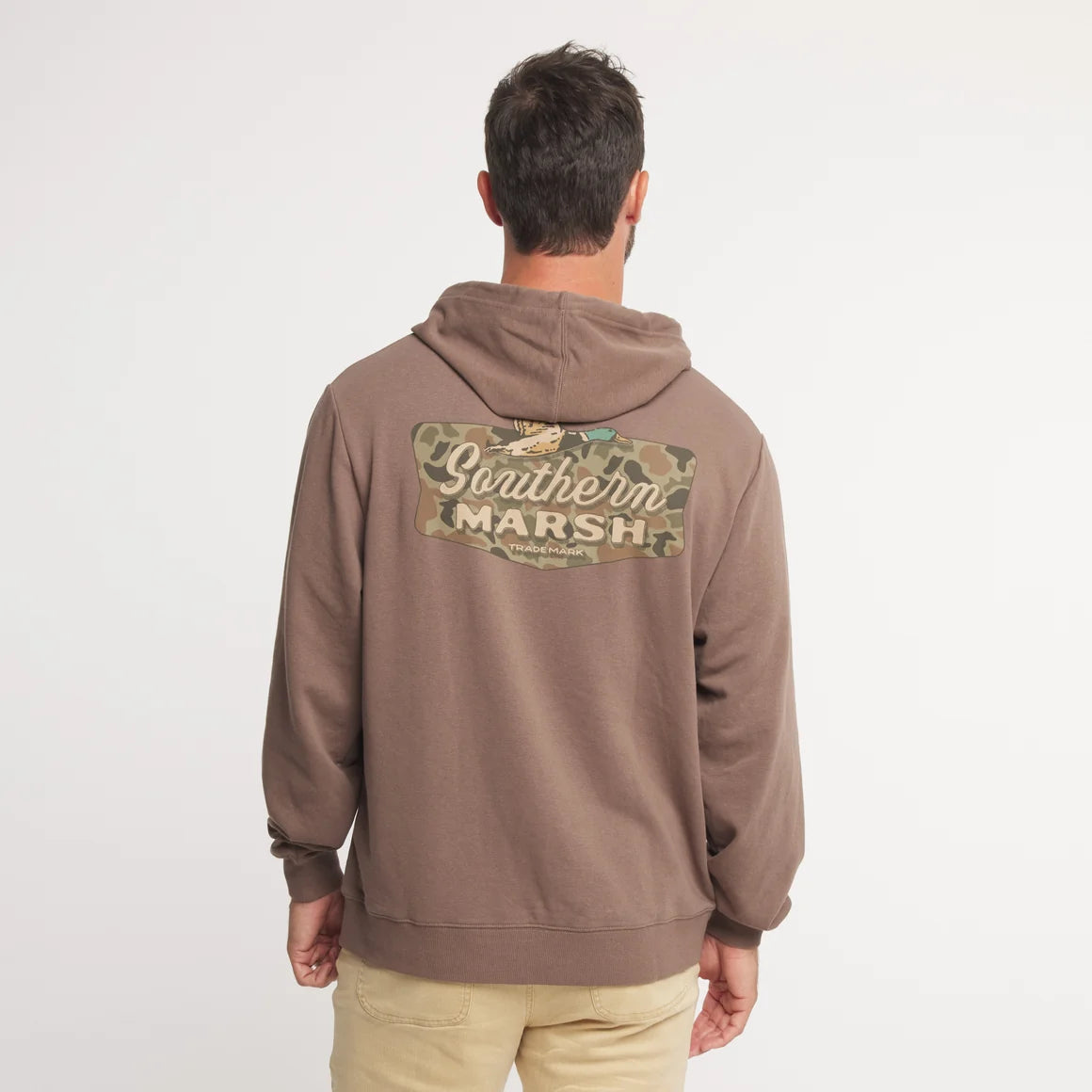 Southern Marsh Surfside Hoodie - Inflight Badge Terra Brown