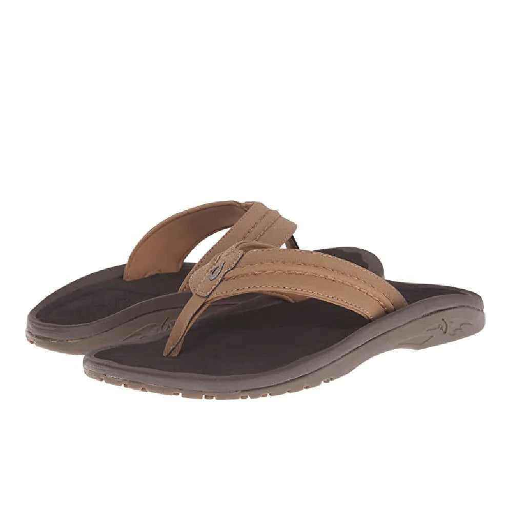 Olukai Mens Hokua Sandal - Tan/Tan