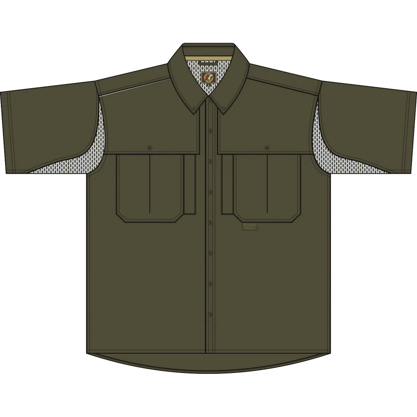 Prairie Oaks Waterfowl The Original Camp Shirt - Olive