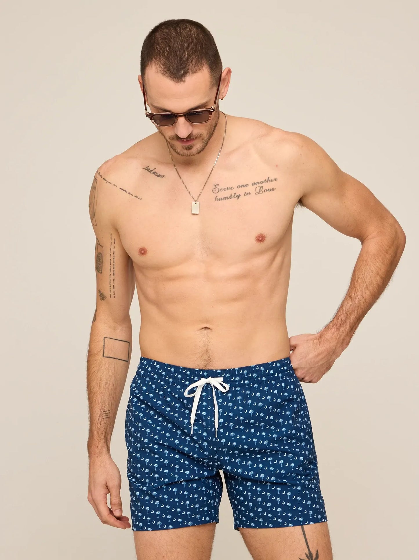 Chubbies The Goodnight Palmetto Moon Swim Shorts