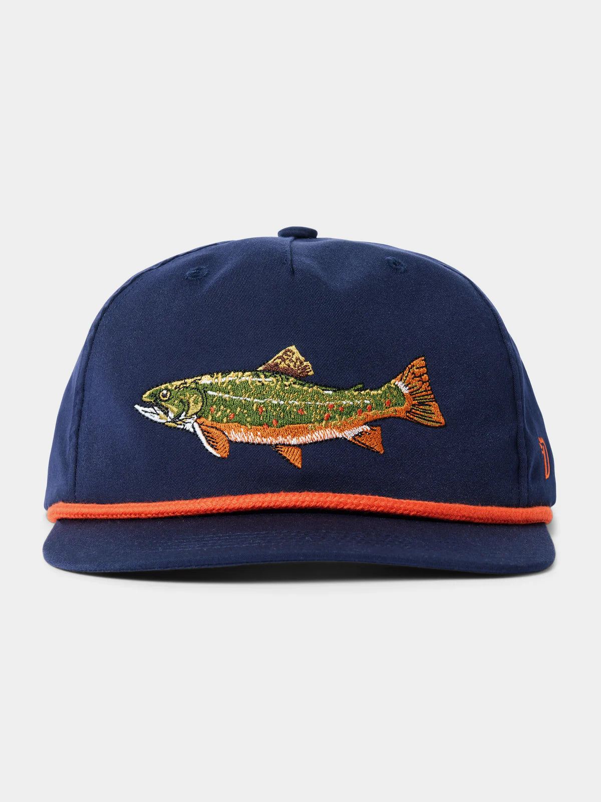 Duck Camp Brook Trout Rope Hat - Vintage Navy