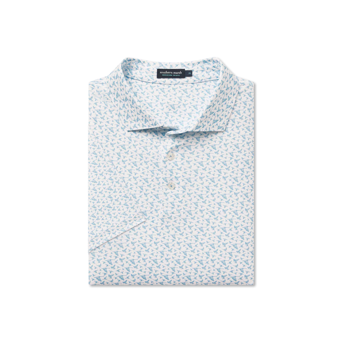 Southern Marsh Flyline Performance Polo - In Flight White