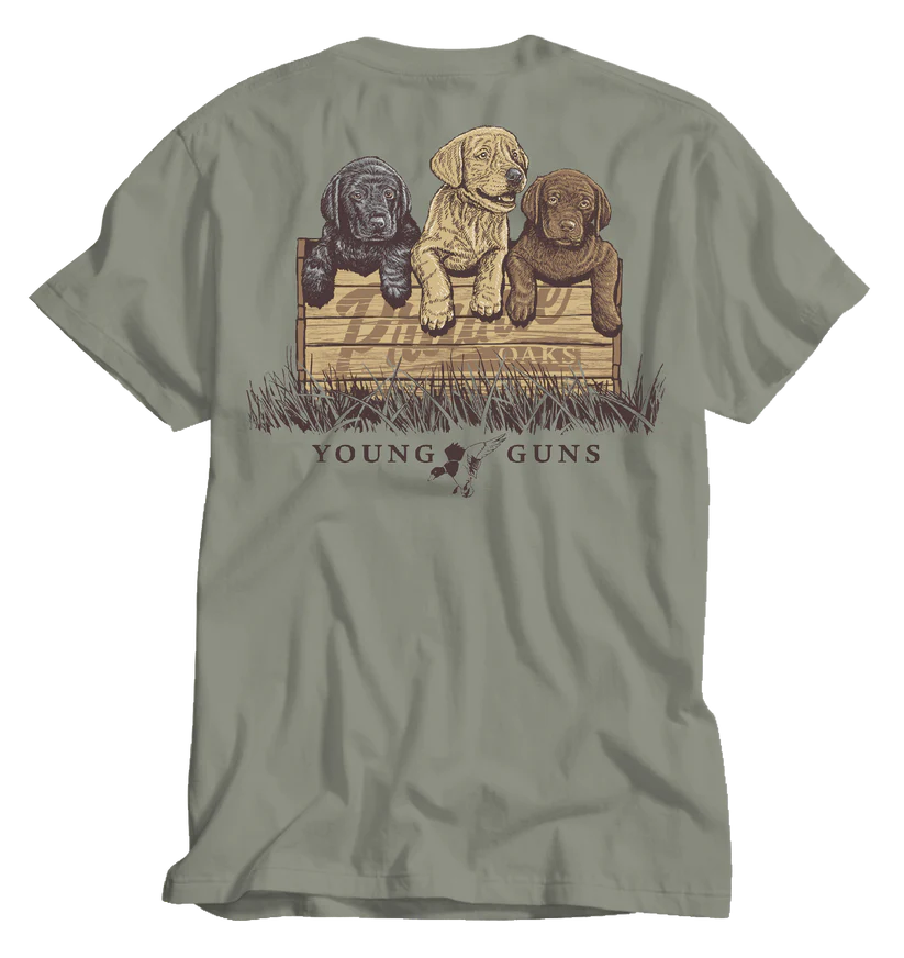 Prairie Oaks Young Guns Tee - Seagrass