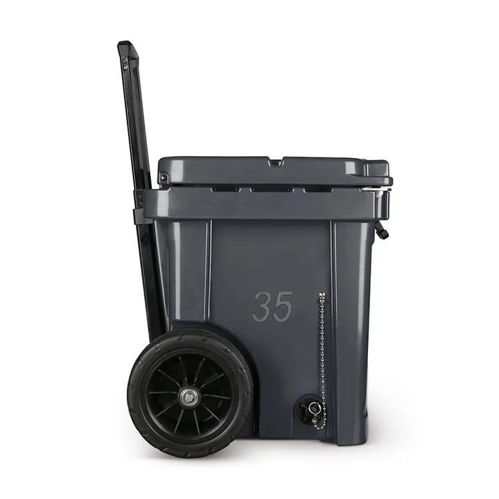 Yukon Party Wagon 35QT - Wheeled Hard Cooler - Charcoal