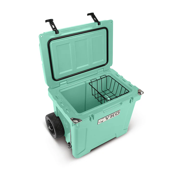 Yukon Outfitters Party wagon 35QT Wheeled Hard Cooler - Seafoam