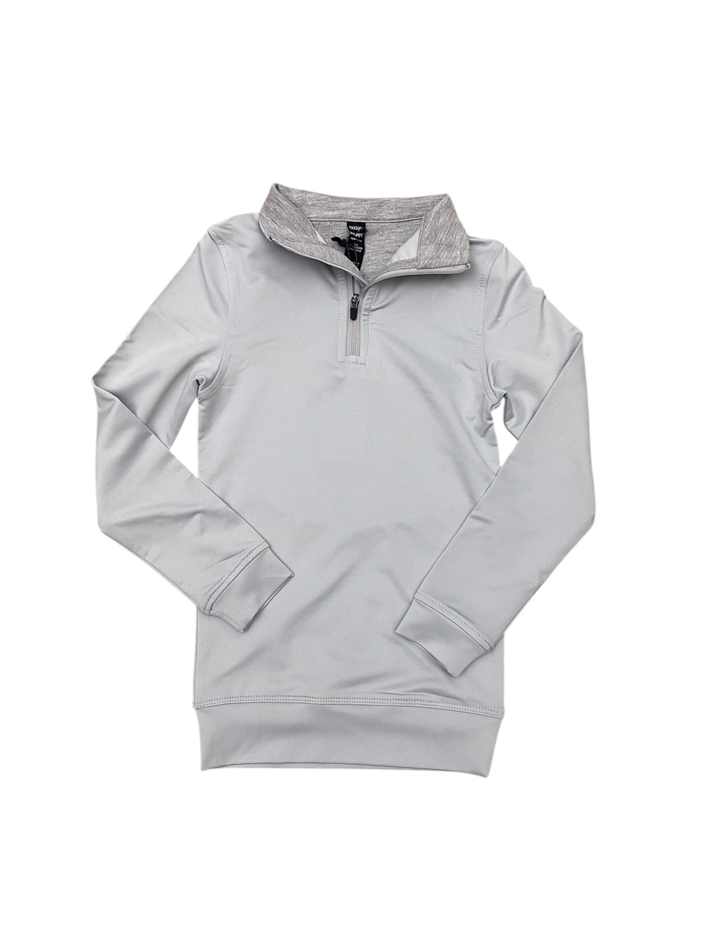 Meripex Youth 1/4 Zip Pullover - Light Grey