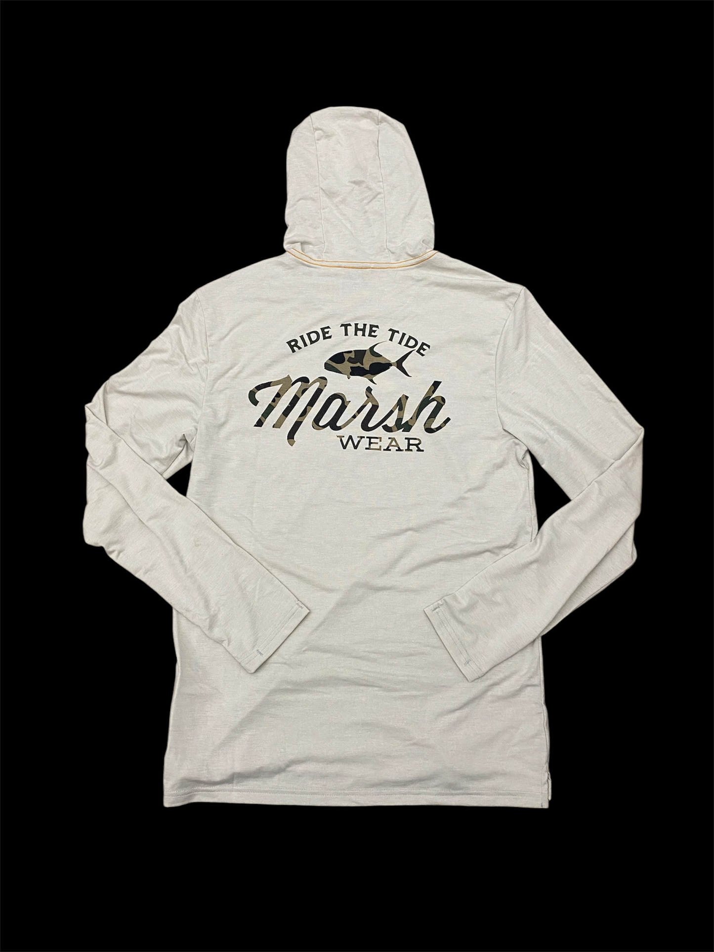Marsh Wear Buxton Hagood Hood Shirt - Stone Heather