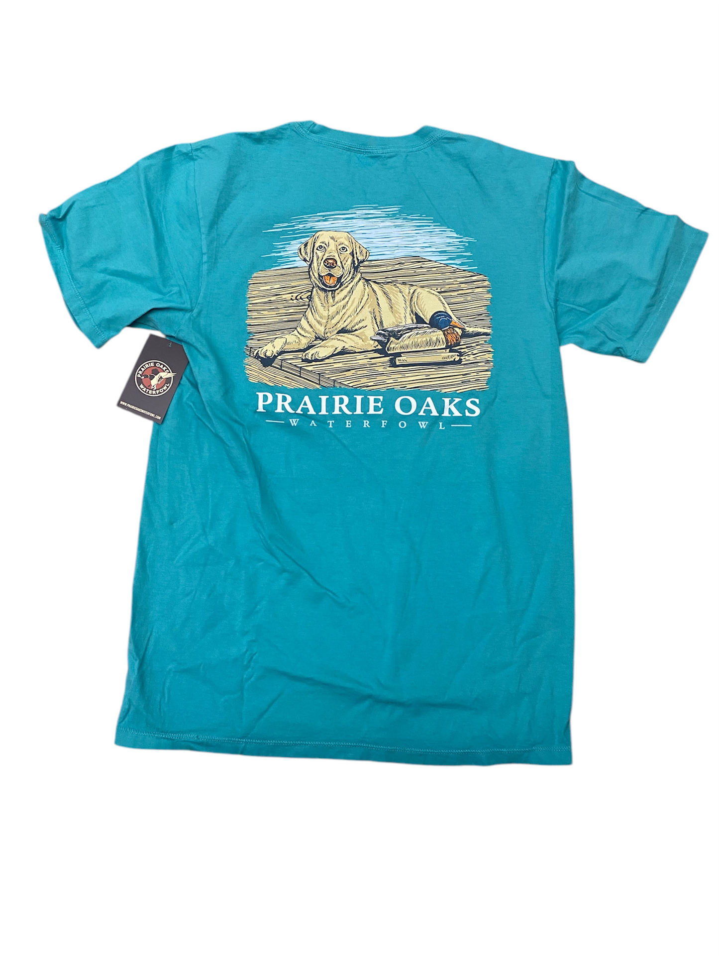Prairie Oaks Waterfowl Doc Tee - Seafoam