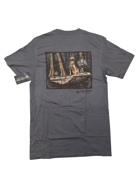 Heybo Timber Dog Tee - Gargoyle