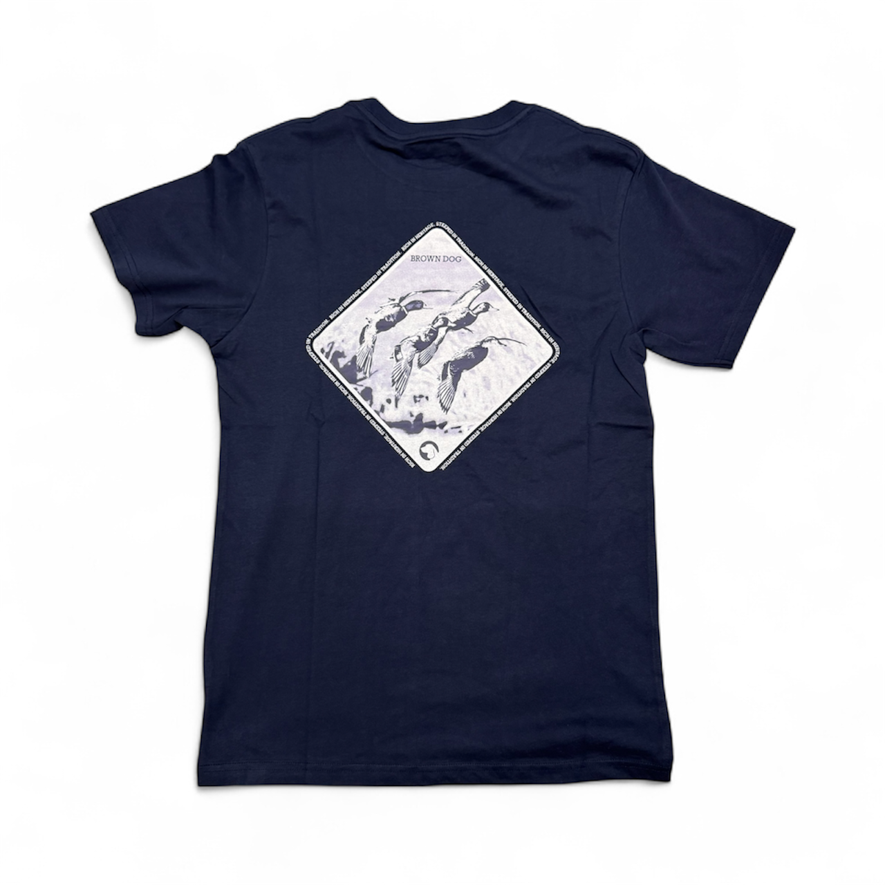 WBD Ducks In Flight Tee - Navy