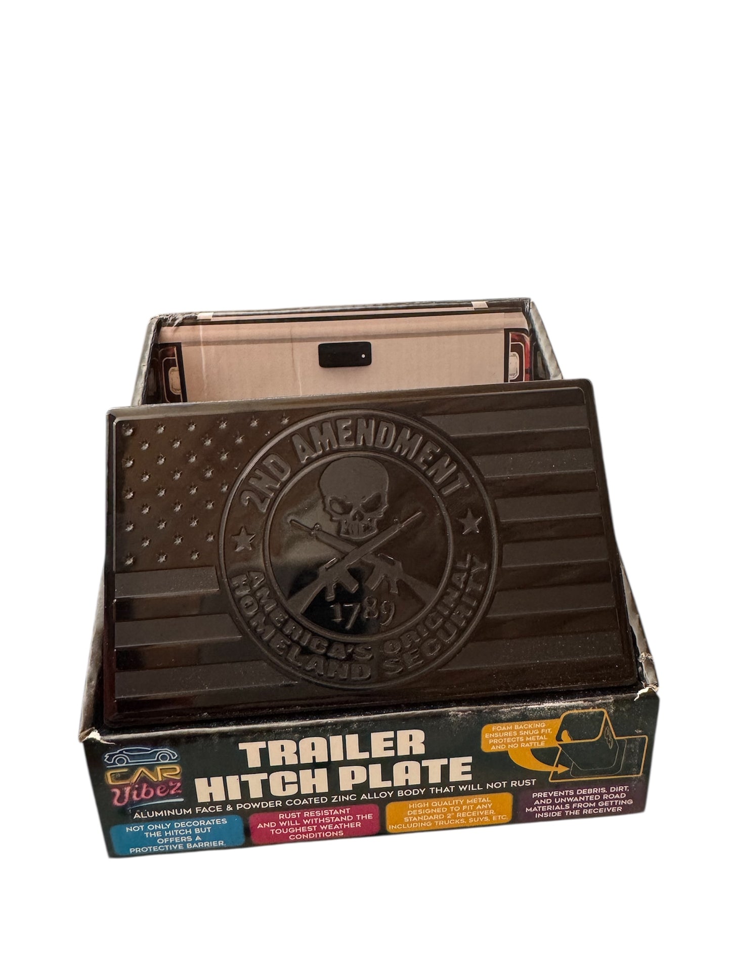 CV Trailer Hitch Plate Covers