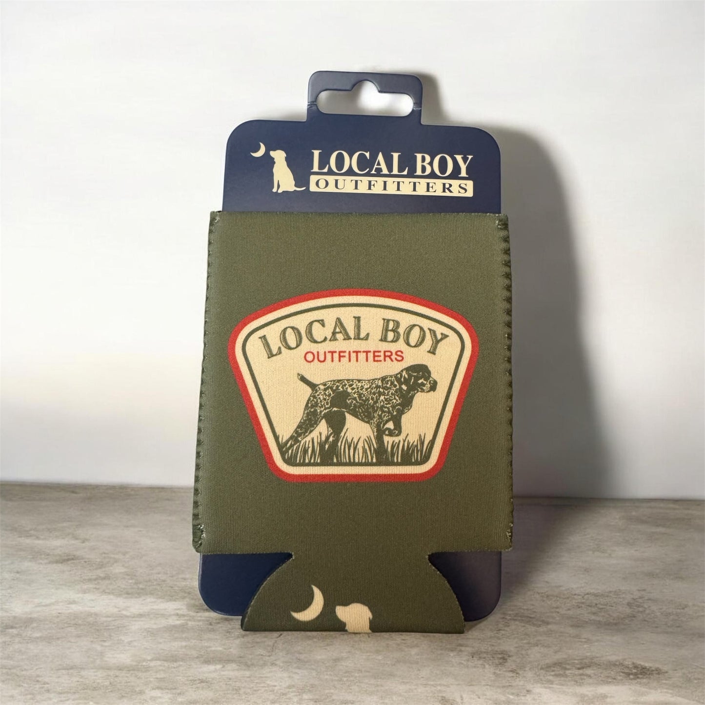 Local Boy GSP Badge Koozie - Pine