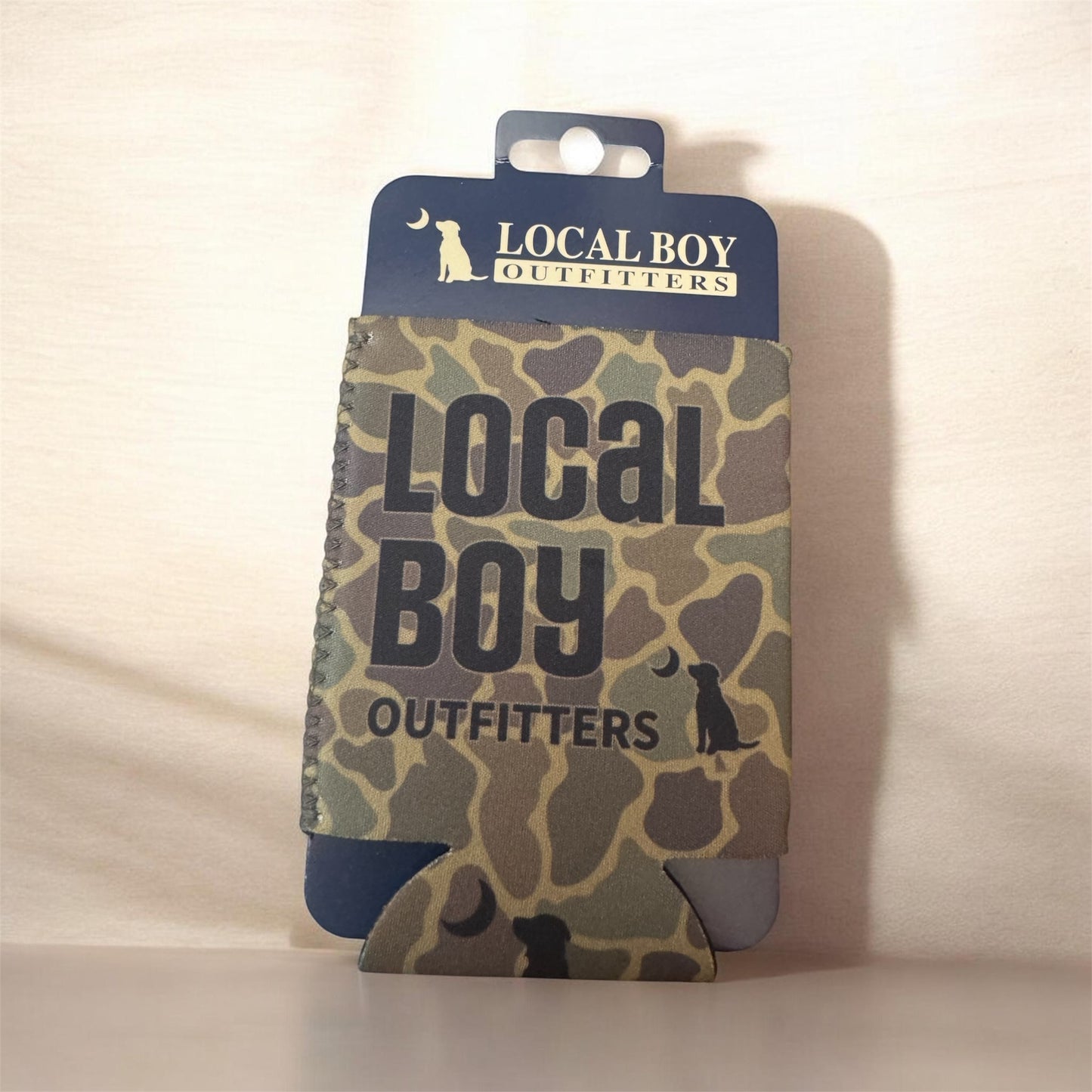 Local Boy Aligned Koozie - Brush Camo