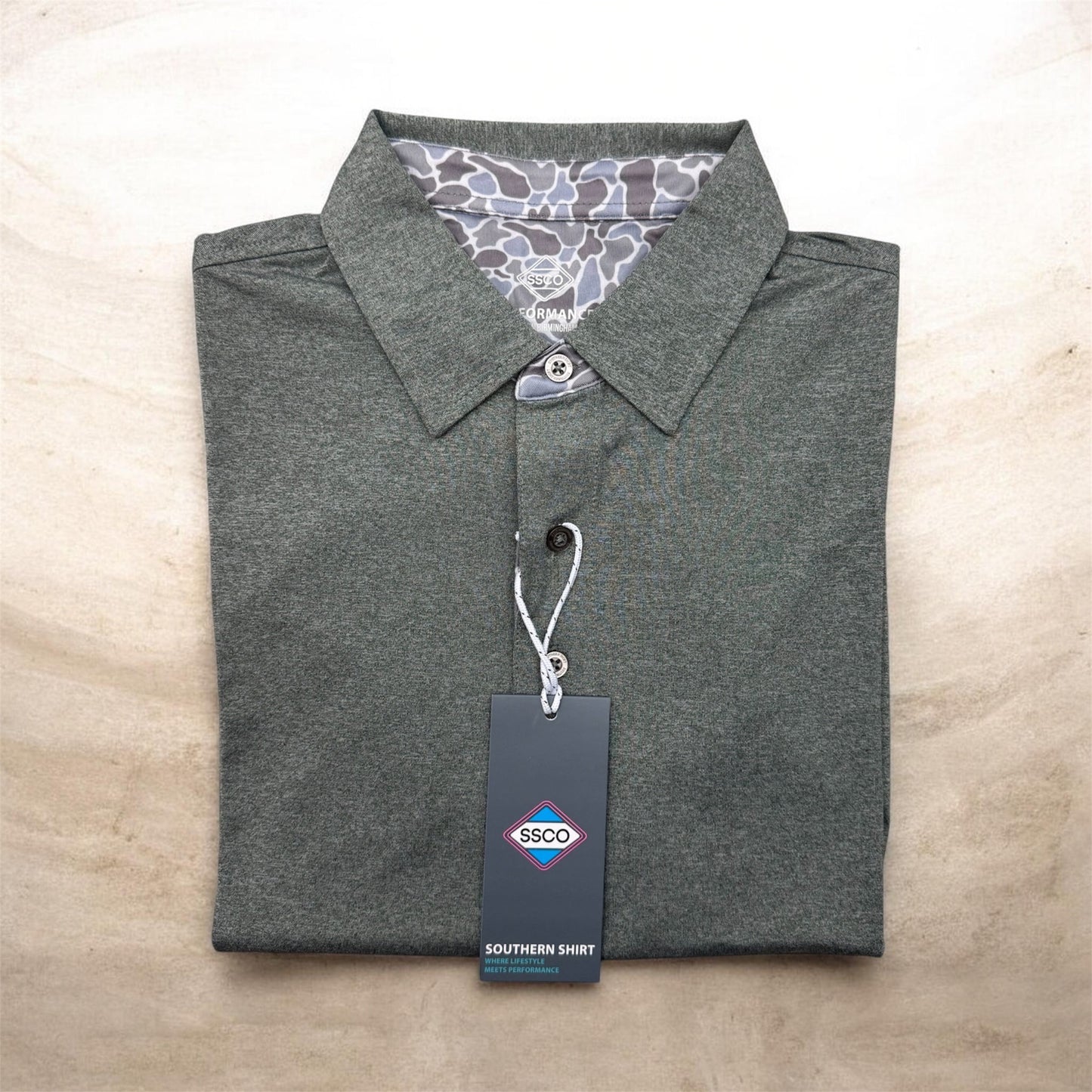 SSCO Grayton Heather Polo - Tree Stand