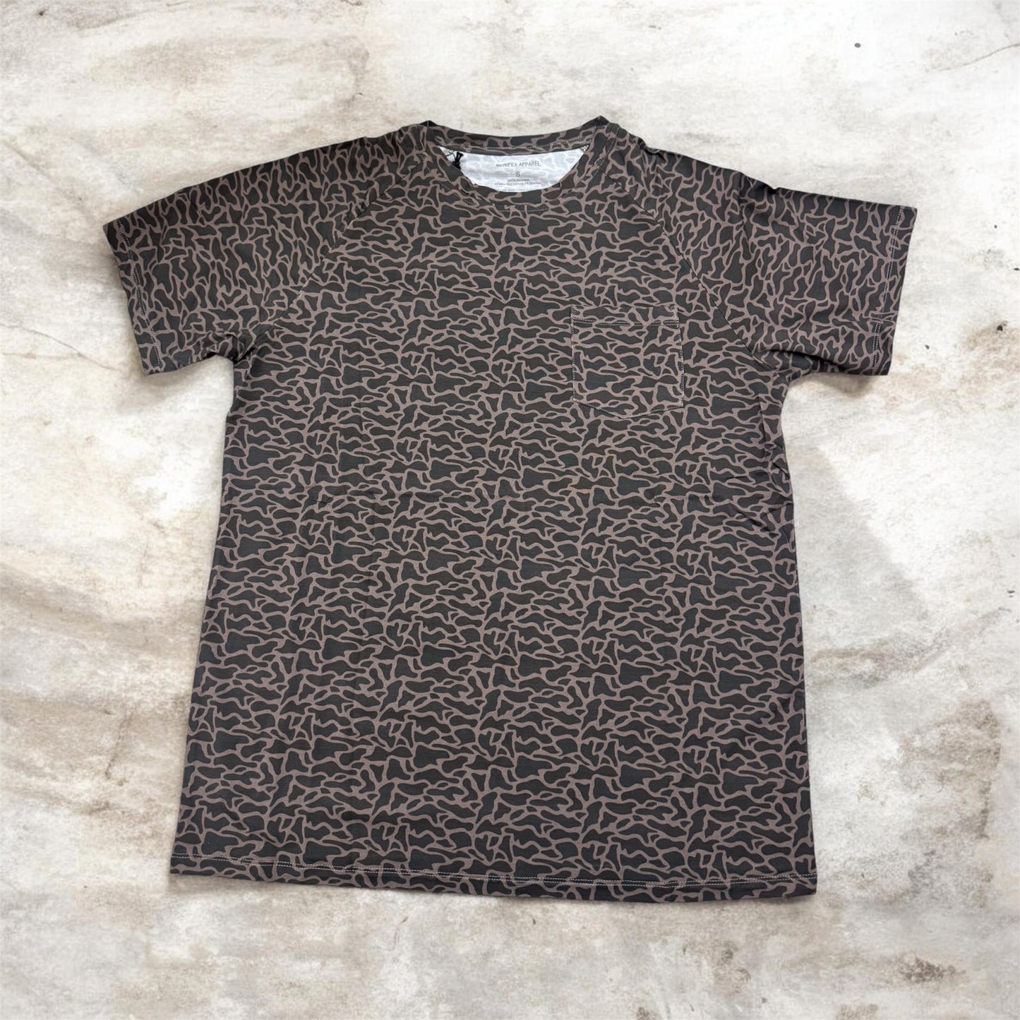 Meripex Bamboo Tshirt - Badlands Camo