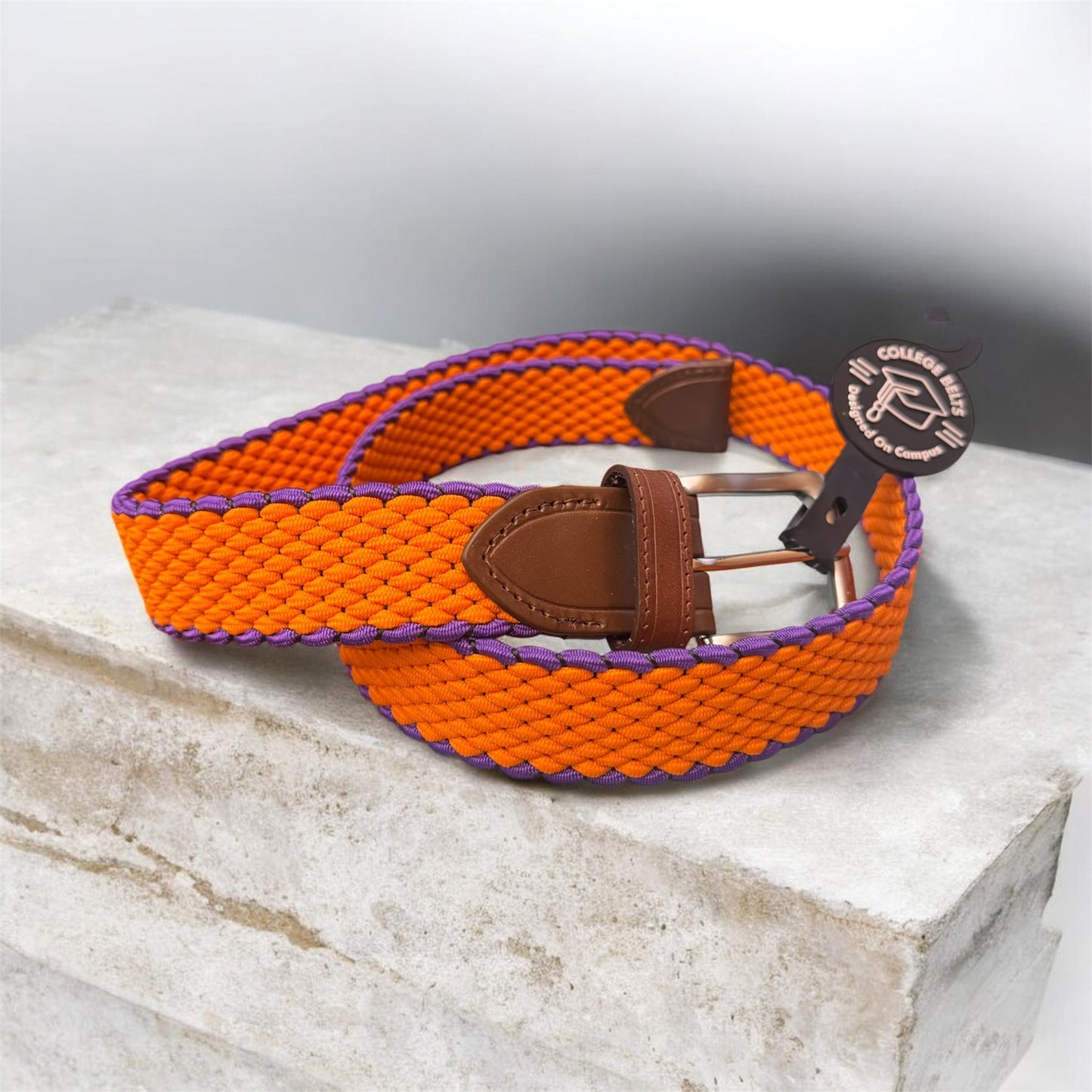 Collegiate Belt - Clemson Ornage/Purple