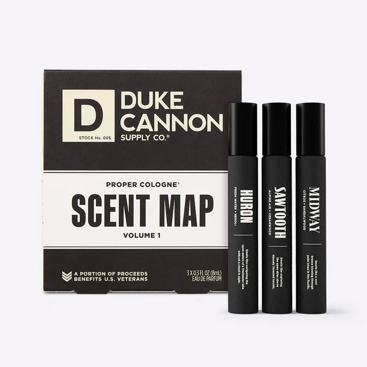 Duke Cannon Proper Cologne® Scent Map